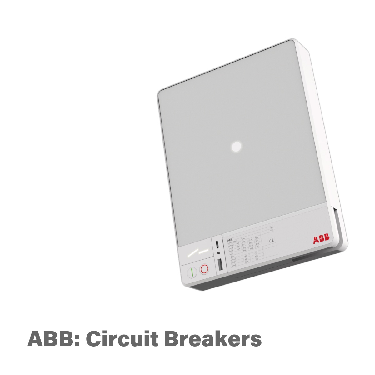 ABB Circuit Breakers product design by Vladimir Bozanic