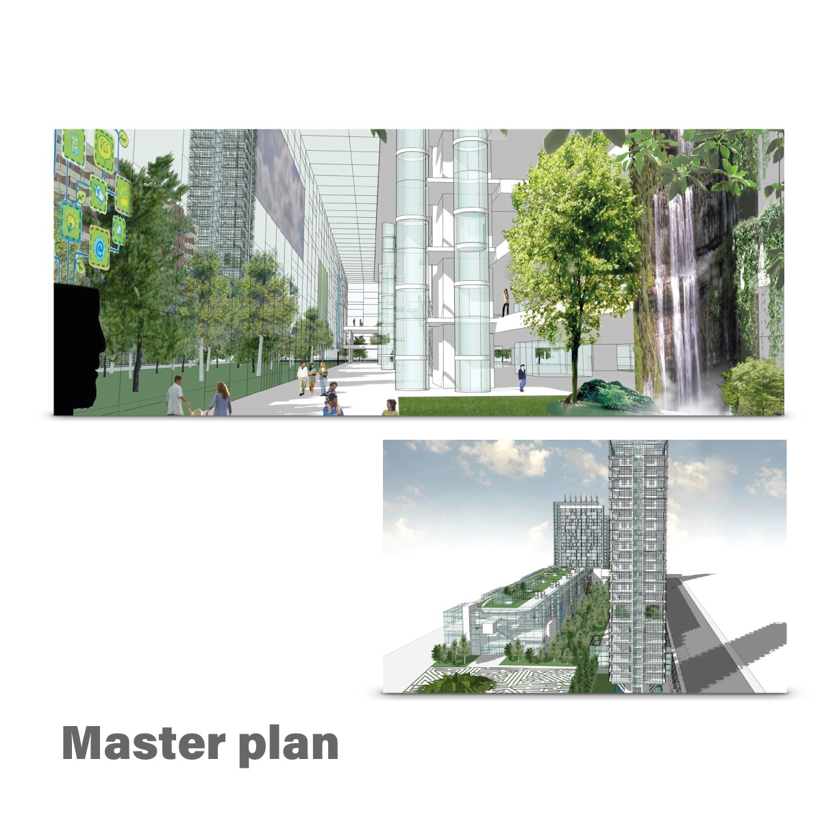 Architectural master plan visualization by Vladimir Bozanic